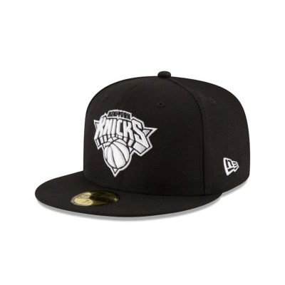 New York Knicks Gorra | New Era NBA 59fifty Fitted Cap Mexico - Negros